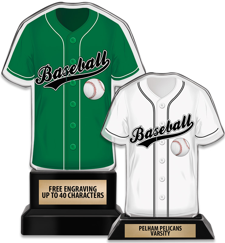 Acrylic Baseball Jersey Front
