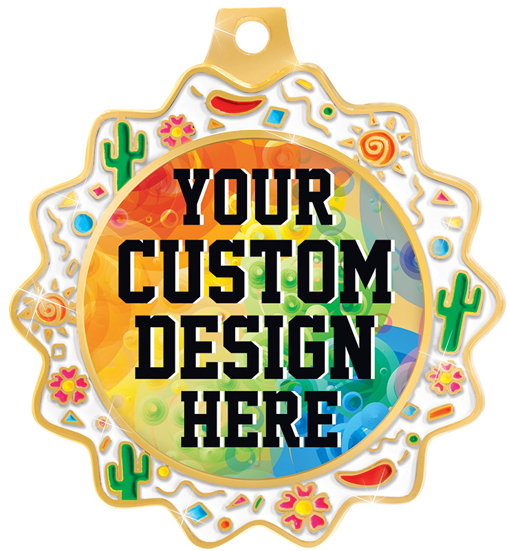 1 3/4" Fiesta Insert Medal
