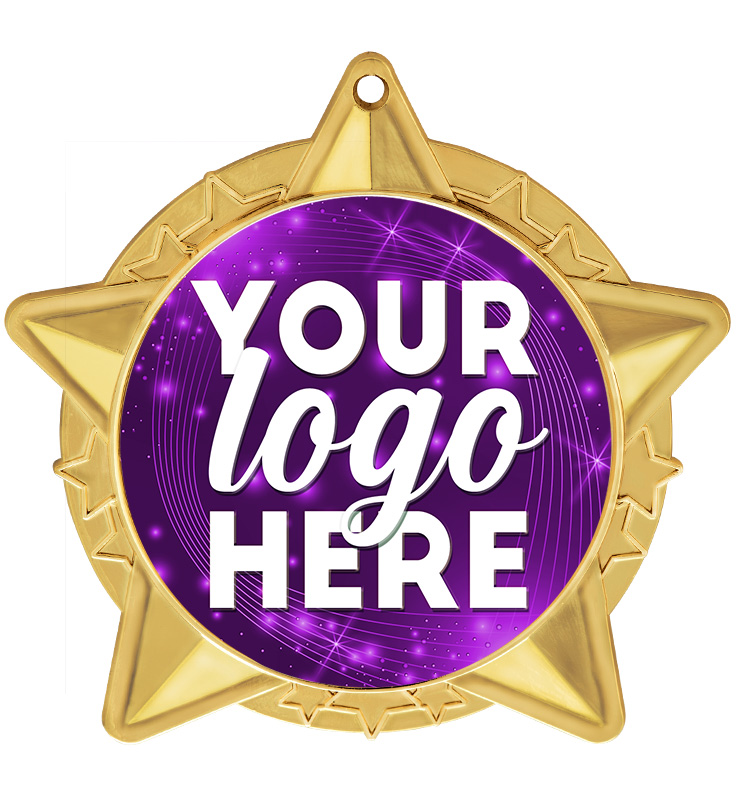 2 1/2" Star Cluster Insert Medals