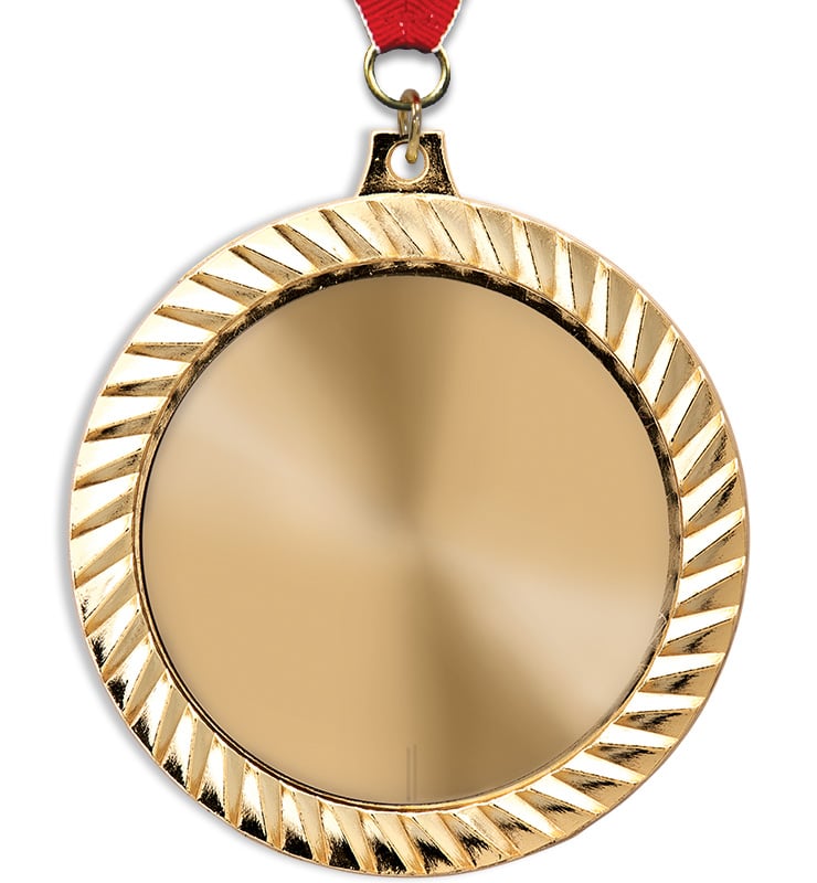 2 1/2" Diamond Cut Blank Medals