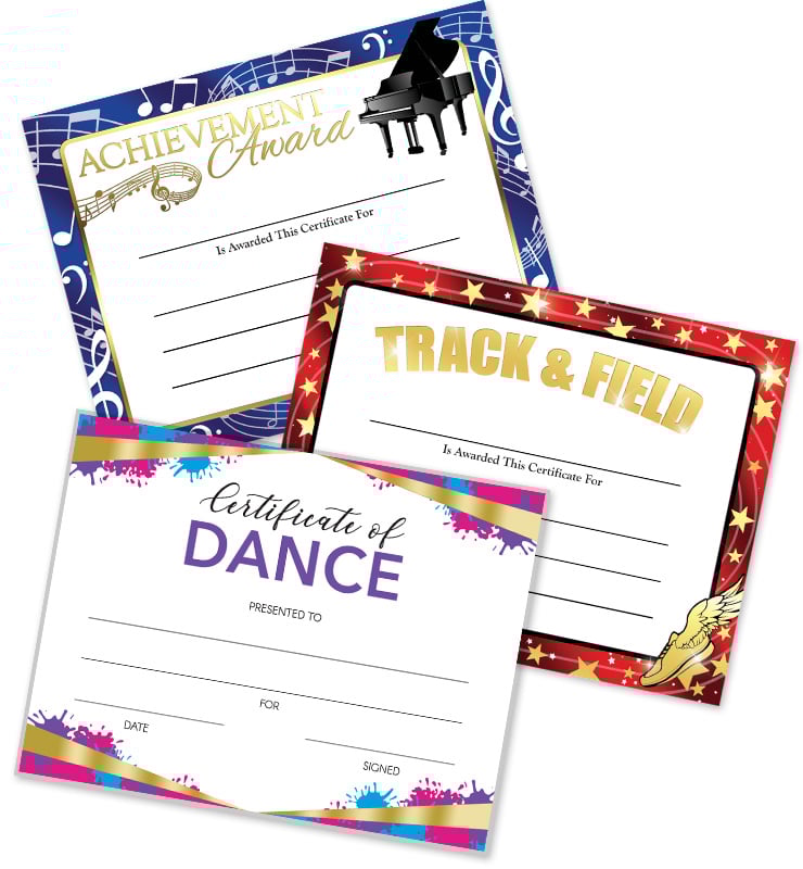 Gold Foil Certificates