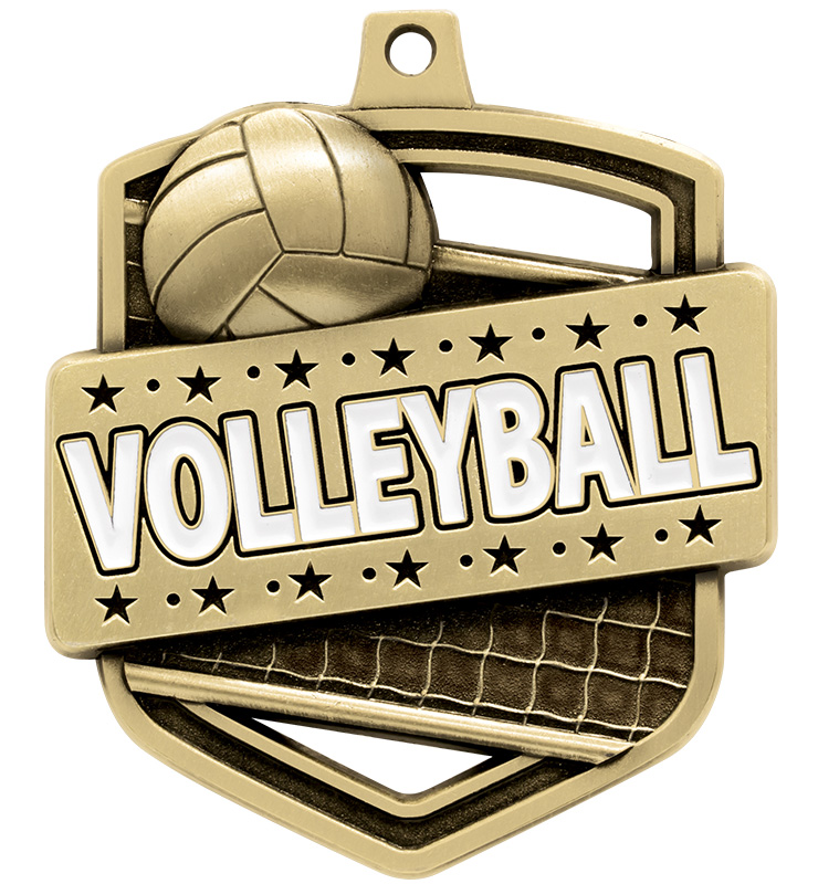 2 1/4" Admiral Volleyball Medals