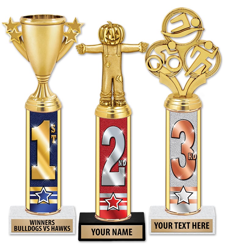 Ultimate 1st, 2nd, 3rd Place Trophies