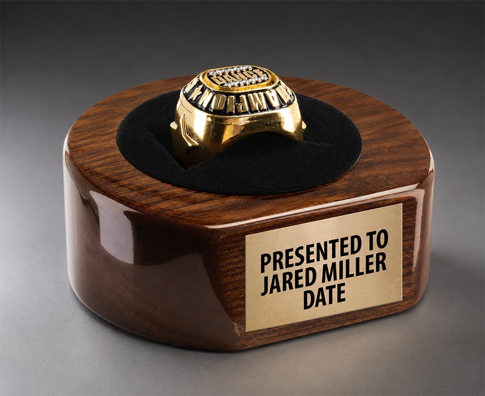 Walnut Ring Stand
