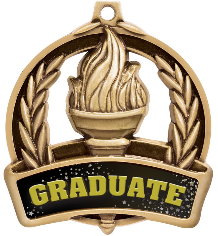 2" Torch Graduate Medal