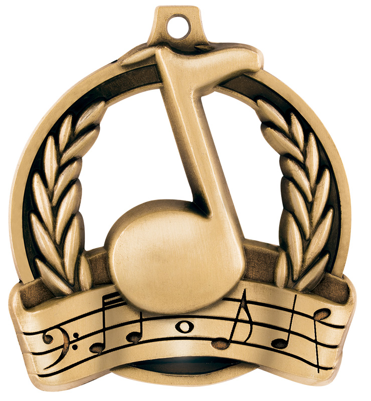 2" Music Medals