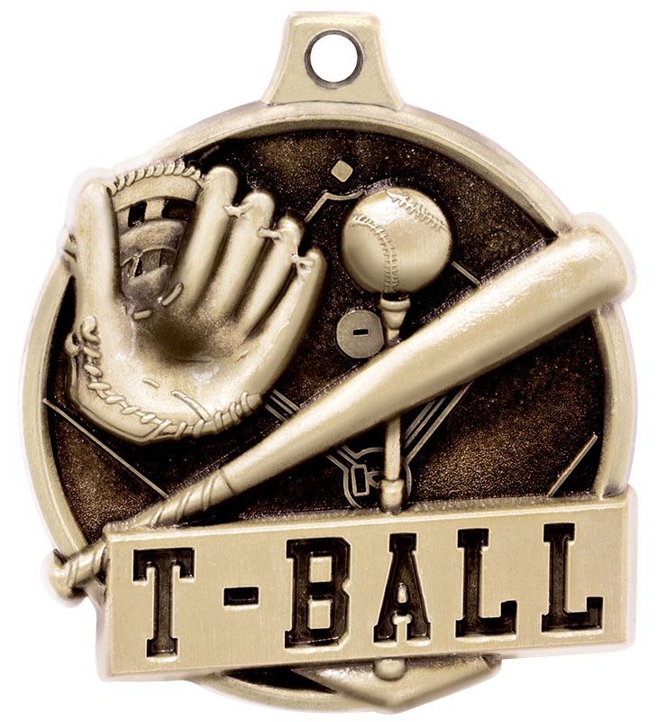 1 1/2" Challenger T-Ball Medals