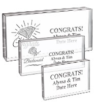 Horizontal Wedding Display Crystal