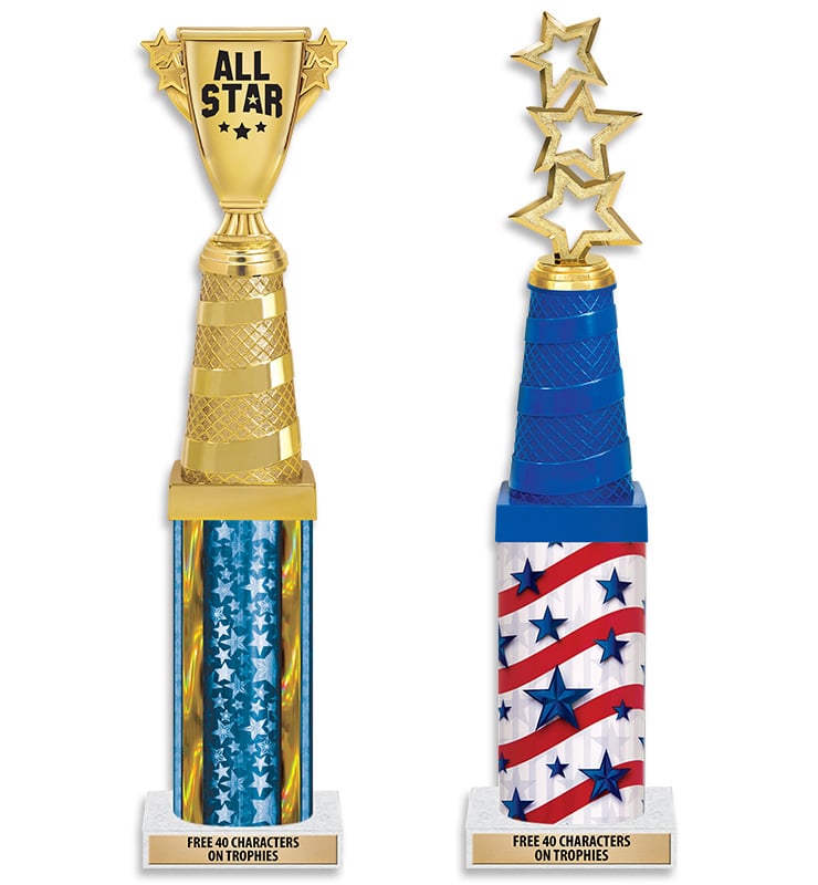Bravo Deluxe Column Trophies