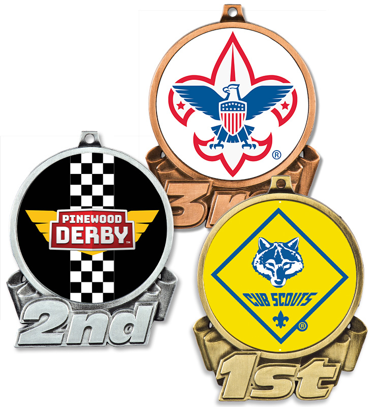 3" 1st, 2nd, 3rd Place Medal