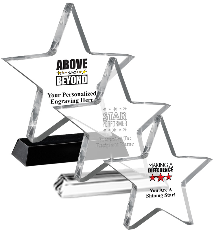 4 3/4"-7" Stars With Legs