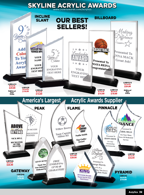 Crown Awards Catalog