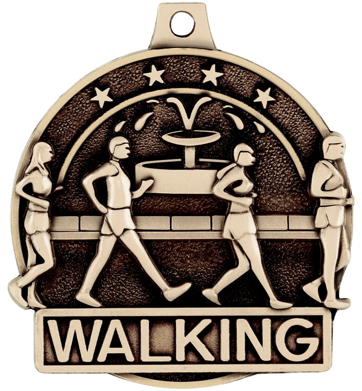 2" Walking Medals