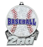 3" 2nd Place Medal
