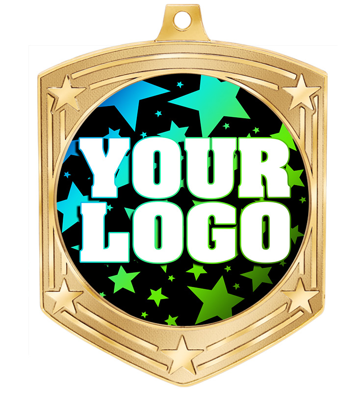 2 3/4" Atomic Shield Insert Medal