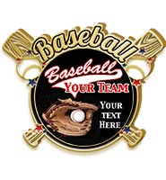 1.75" Crossed Bats Pin