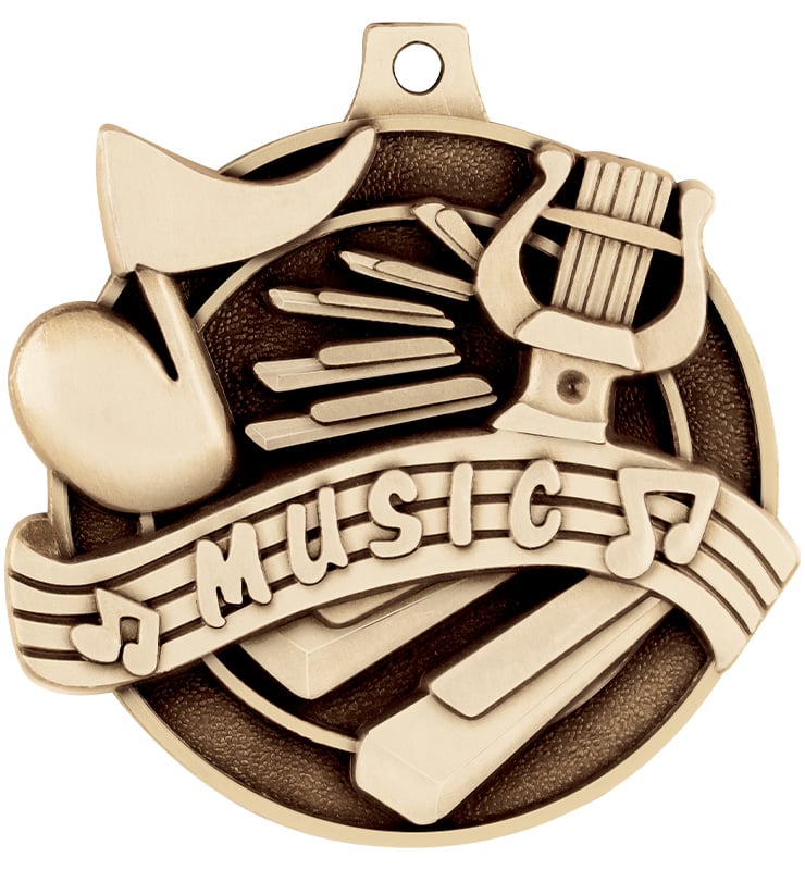 2" Music Medal