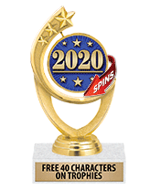 Comet Spinner Insert Trophy