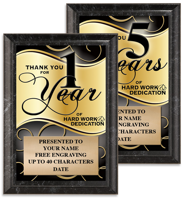 Anniversary Show Stopper Plaques