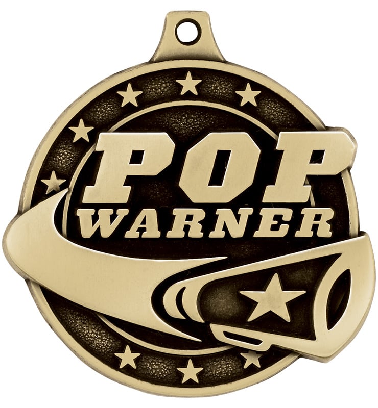 2" Cheer Pop Warner Medals