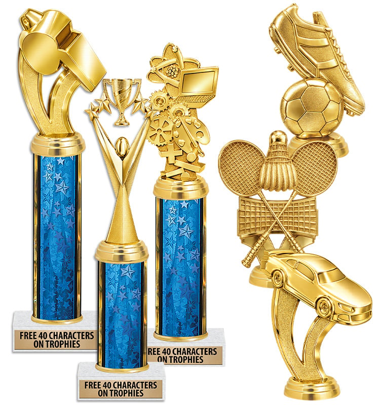 Blue Classic Trophies