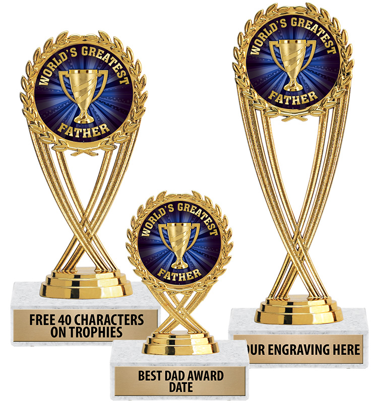Gold Olympia Insert Trophies