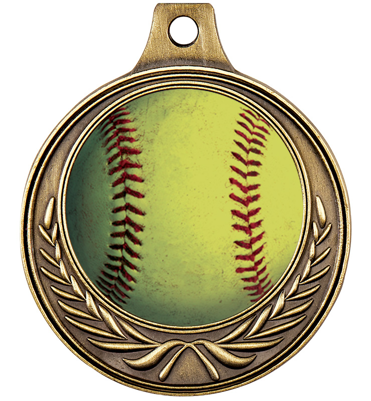 1 1/2" Softball Medals