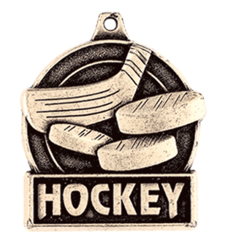 1 3/4" Hockey Medal