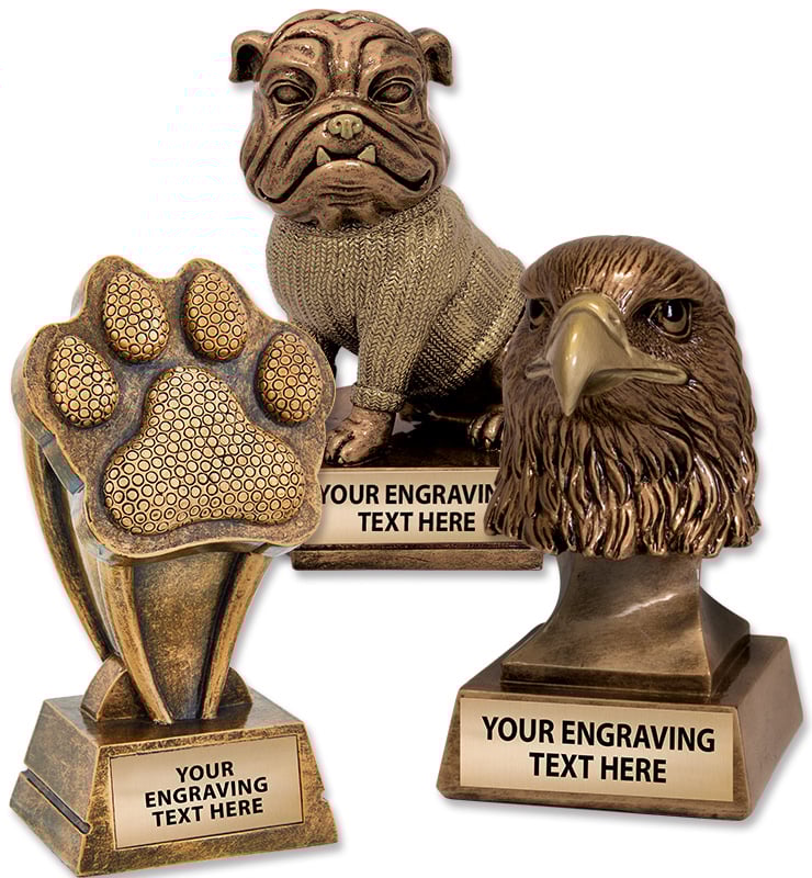 Crown Mascot Trophies