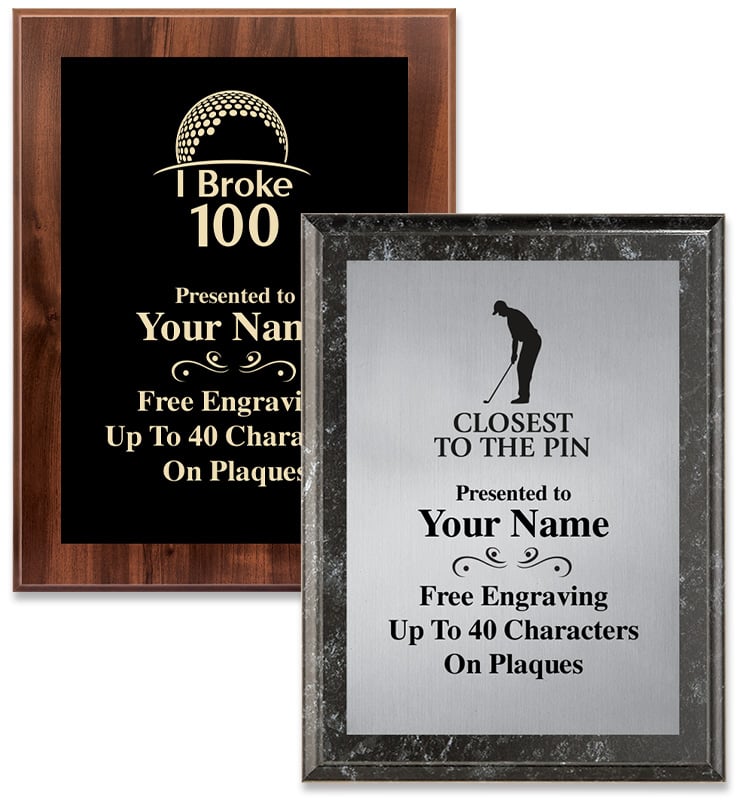 Metallix Golf Plaques