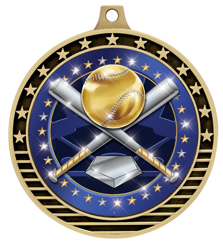 2 1/2" Starlight Insert Medals