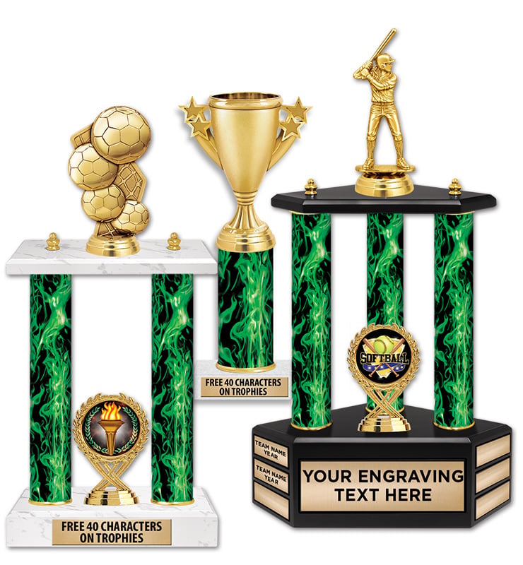 Green Inferno Column Trophies