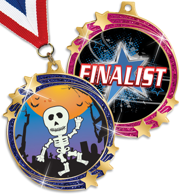 2 1/2" Shooting Star Medal