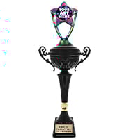 Onyx Metal Cup Insert Holder Trophy