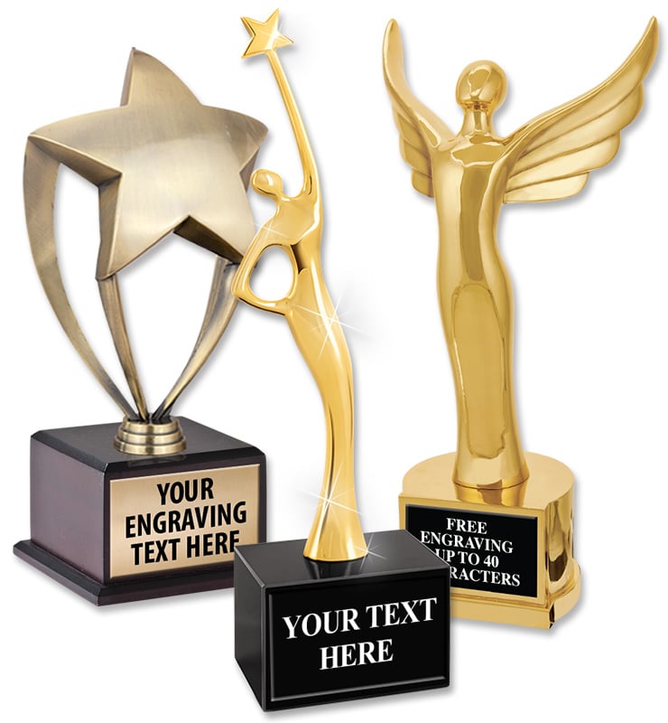 Metal Achievement Trophies