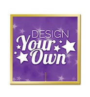 0.75" Gold Square Insert Pin