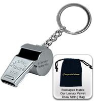 Whistle Keychain Gift Set