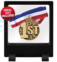 Floating Medal Display