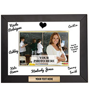 Horizontal Signature Frame Plaque