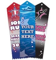Custom Color Splash Ribbons