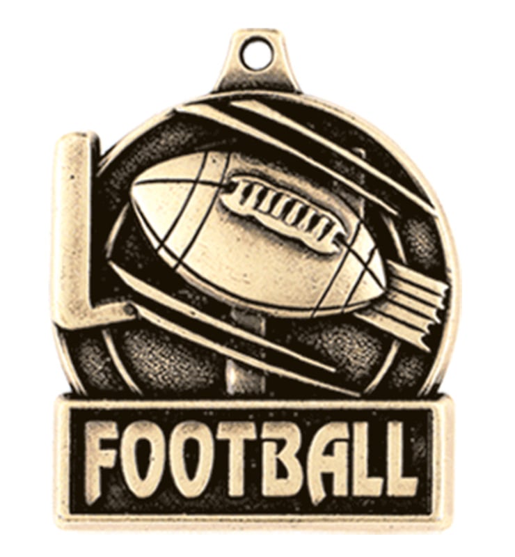 1 3/4" Football Medals
