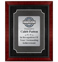 Premium Heirloom Frame Plaque With Silver Plate