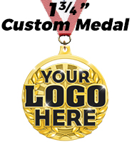 1 3/4" Custom Diecast Medal