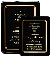 Chatoyant Ebony Plaques