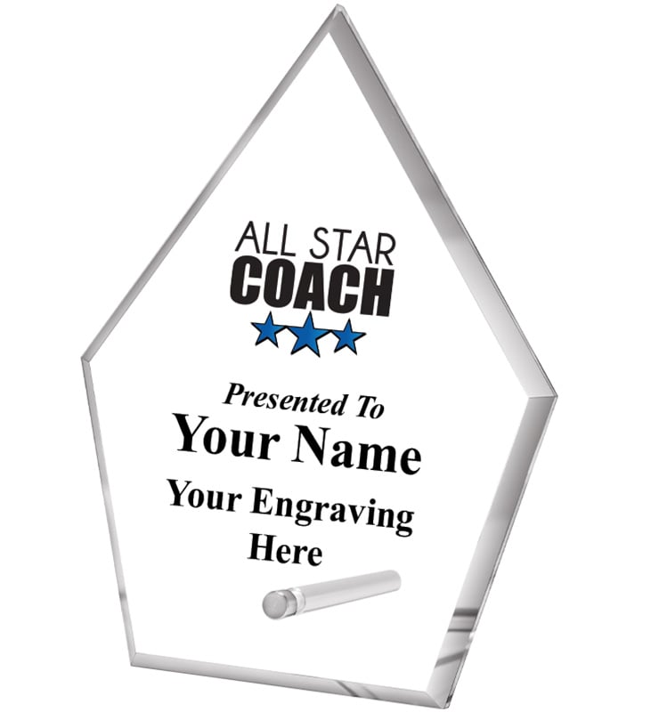 Economy Diamond Clear Acrylic