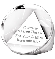 Crystal Prism Paperweight