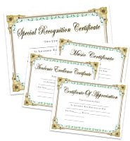 Scholastic Certificates
