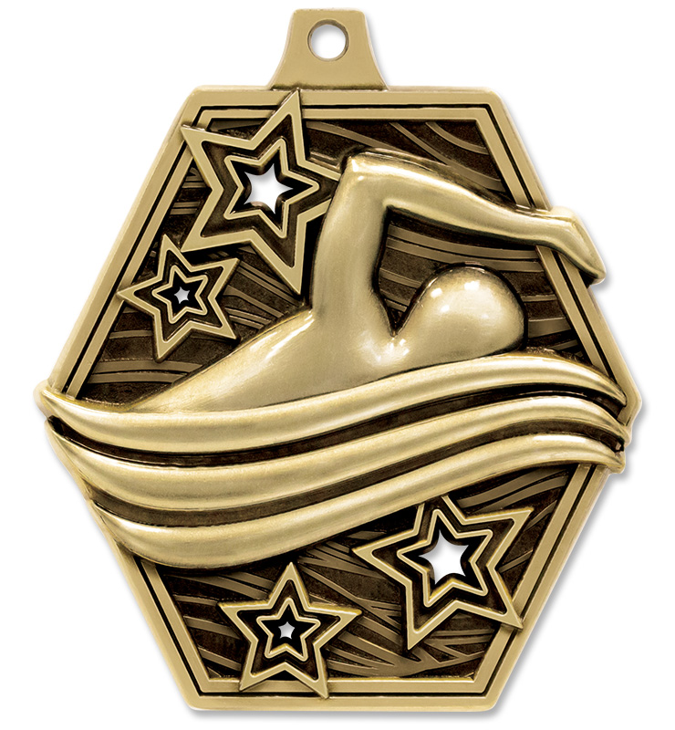 2 1/4" Masters Swimming Medals