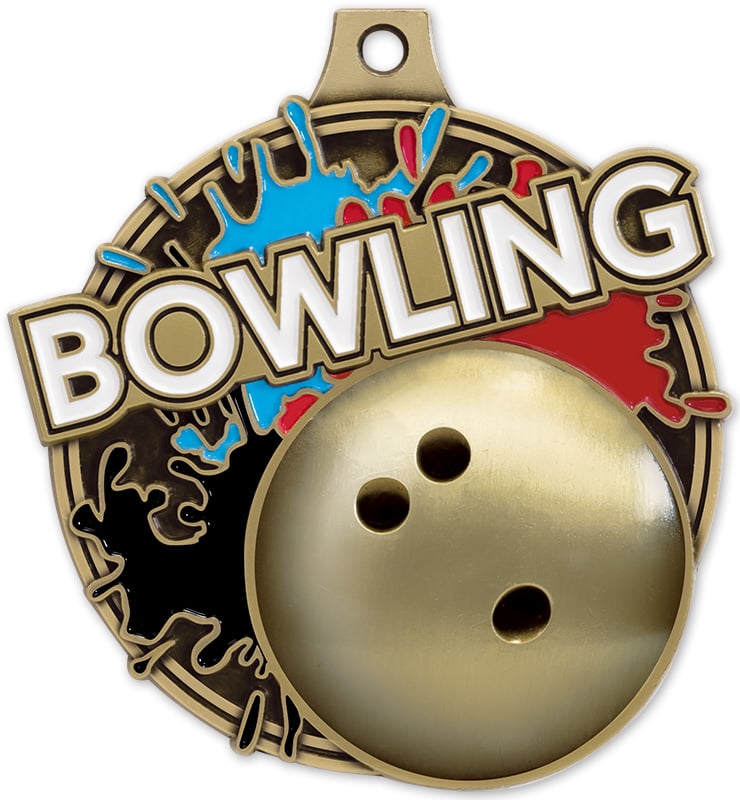 2" Bowling Splash Medals