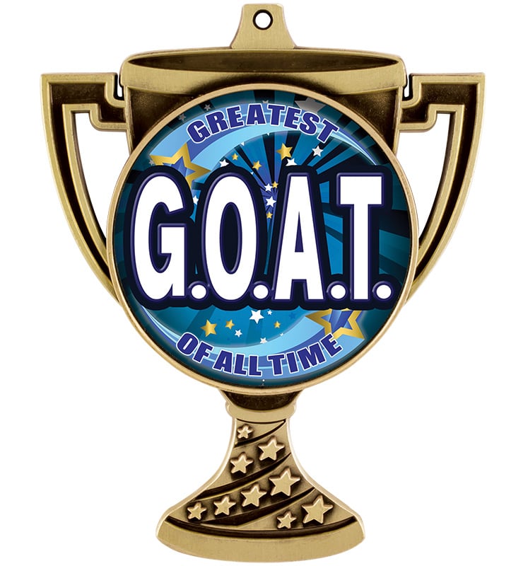 3 1/2" Trophy Cup Insert Medal